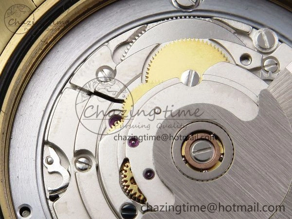 DayDate 40mm YG QF 1:1 Best Edition Green Roman Dial on President Bracelet A2824 (Gain Weight)