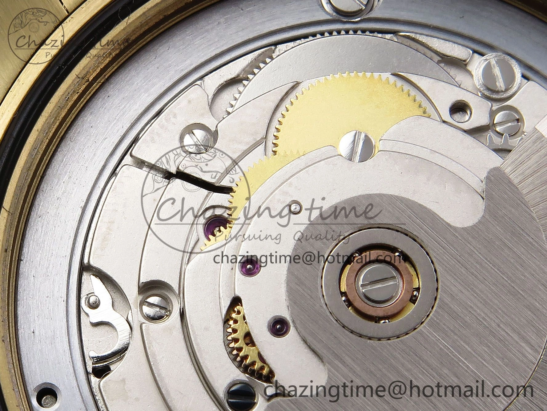 DayDate 40mm YG QF 1:1 Best Edition Green Roman Dial on President Bracelet A2824 (Gain Weight)