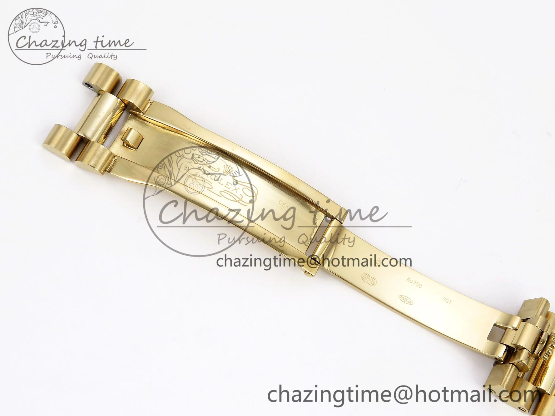 DayDate 40mm YG QF 1:1 Best Edition Green Roman Dial on President Bracelet A2824 (Gain Weight)