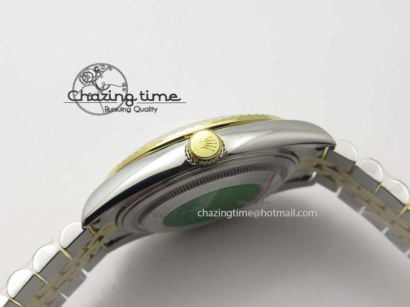 DayDate II 41mm MK Best Edition SS RG Wrapped Gold Dial Diamond Marker On Bracelet A2836