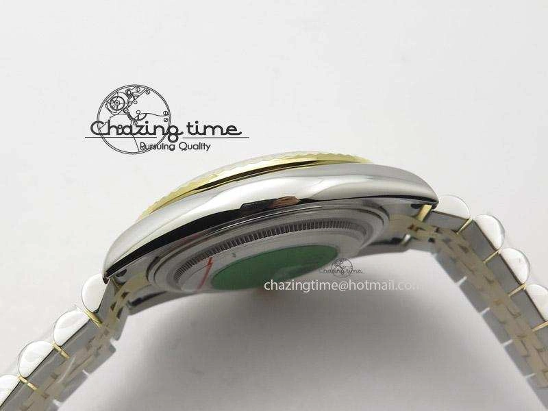 DayDate II 41mm MK Best Edition SS RG Wrapped Gold Dial Diamond Marker On Bracelet A2836