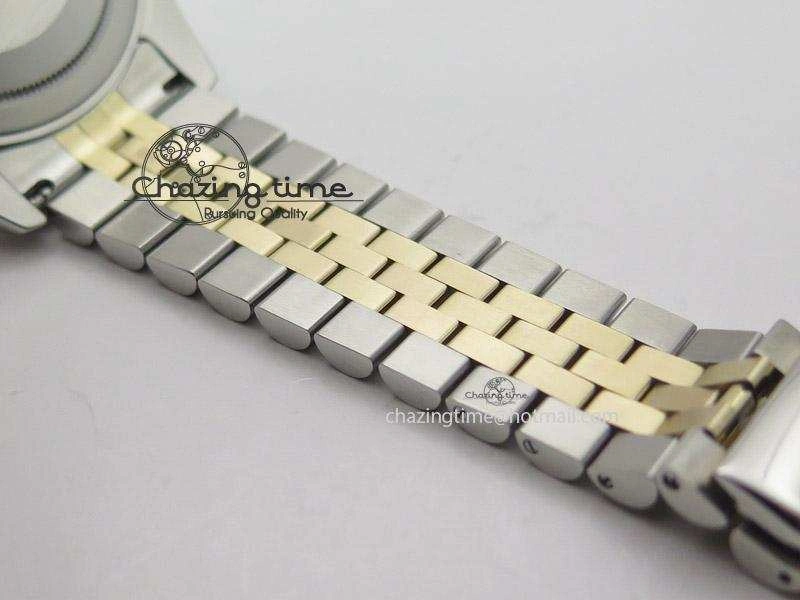 DayDate II 41mm MK Best Edition SS RG Wrapped Gold Dial Diamond Marker On Bracelet A2836