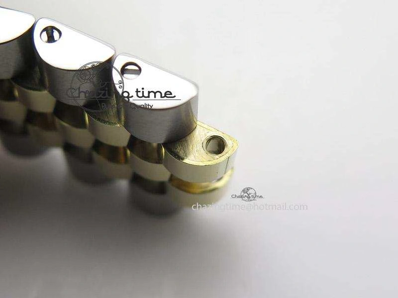 DayDate II 41mm MK Best Edition SS RG Wrapped Gold Dial Diamond Marker On Bracelet A2836