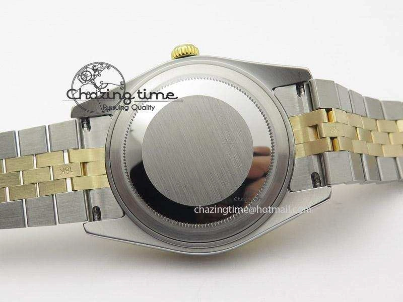 DayDate II 41mm MK Best Edition SS RG Wrapped Gold Dial Diamond Marker On Bracelet A2836