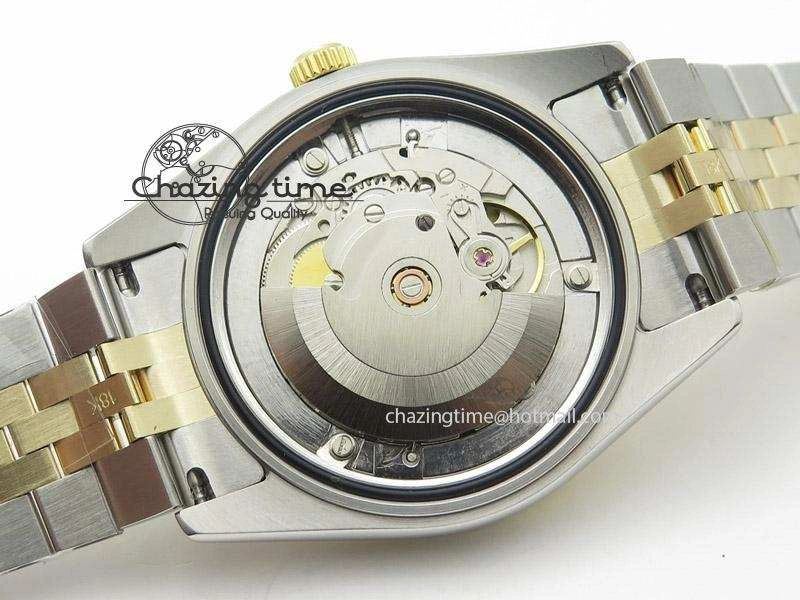 DayDate II 41mm MK Best Edition SS RG Wrapped Gold Dial Diamond Marker On Bracelet A2836