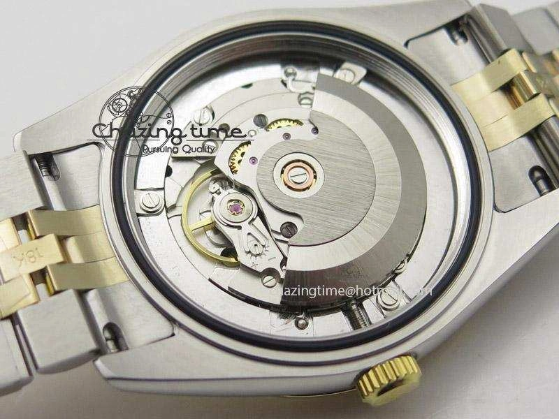 DayDate II 41mm MK Best Edition SS RG Wrapped Gold Dial Diamond Marker On Bracelet A2836