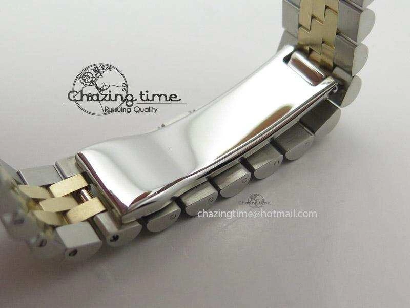 DayDate II 41mm MK Best Edition SS RG Wrapped Gold Dial Diamond Marker On Bracelet A2836