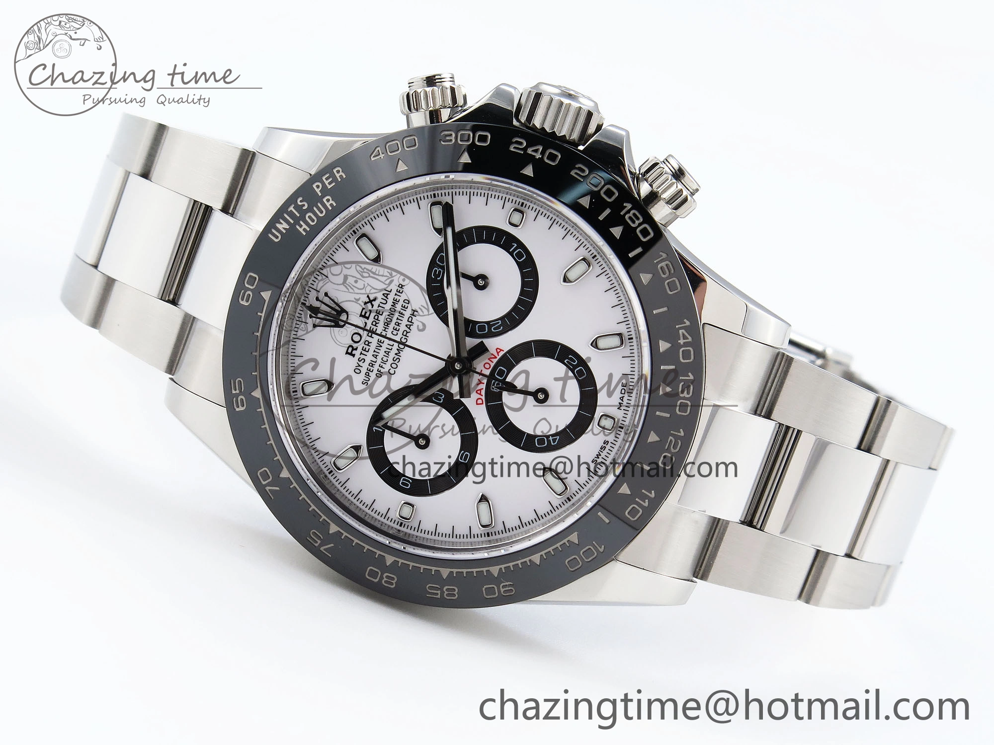 Daytona 116500 APSF 1:1 Best Edition White Dial on SS Bracelet SH4130