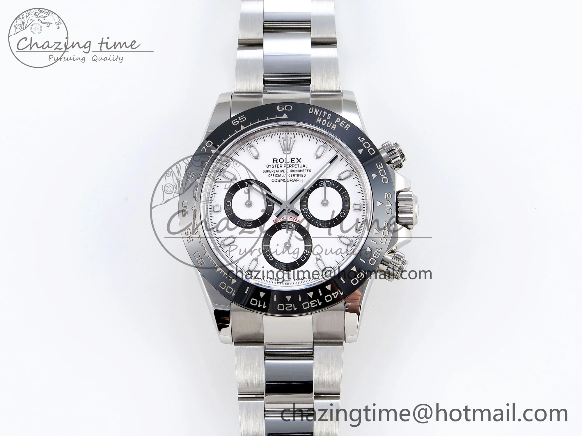 Daytona 116500 APSF 1:1 Best Edition White Dial on SS Bracelet SH4130