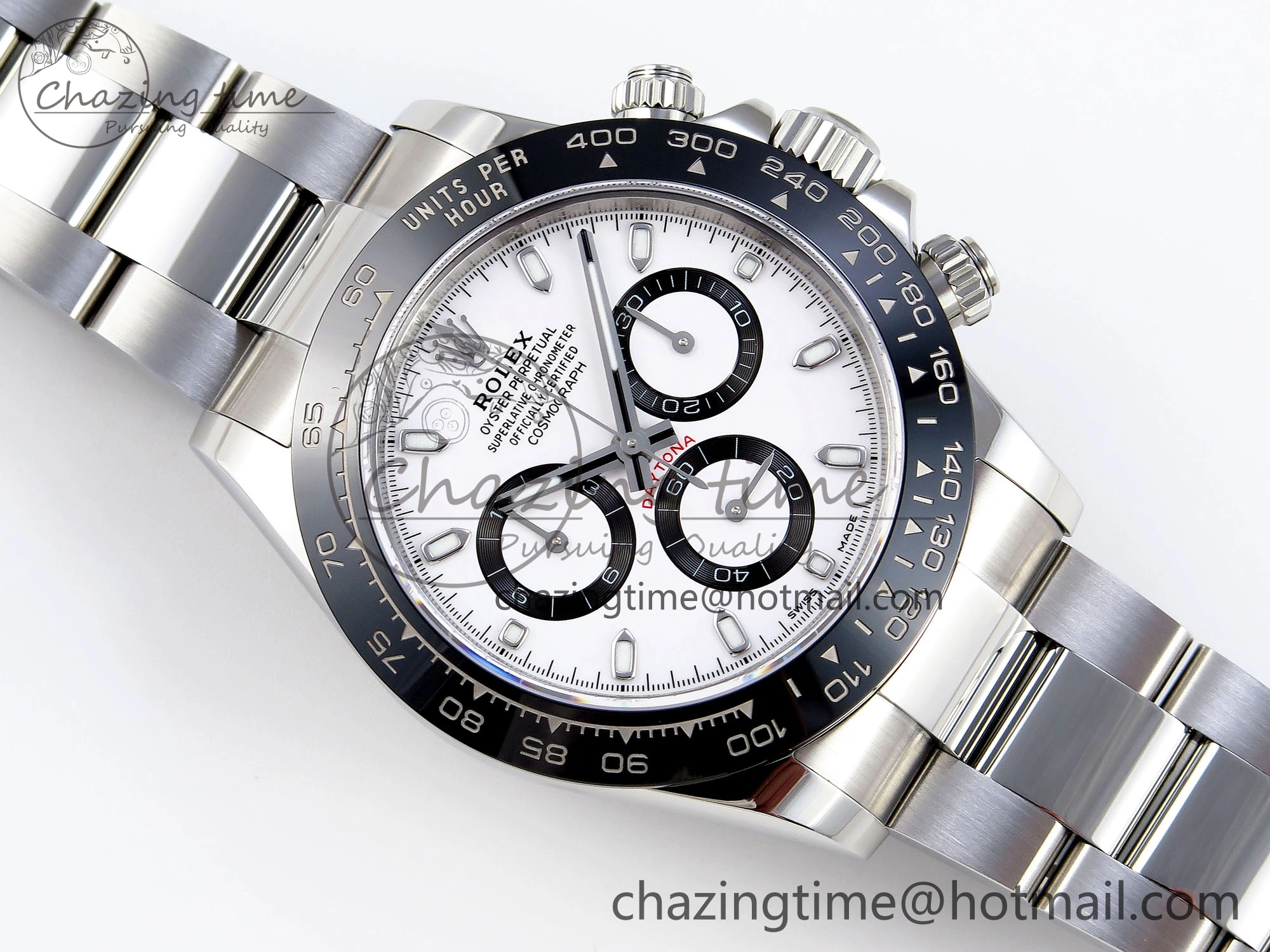 Daytona 116500 APSF 1:1 Best Edition White Dial on SS Bracelet SH4130