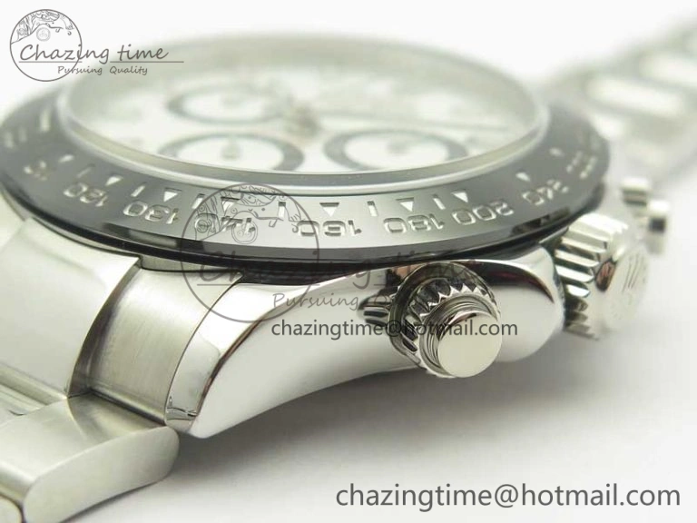 Daytona 116500 ARF 1:1 Best Edition 904L SS Case And Bracelet White Dial A4130 Super Clone V2