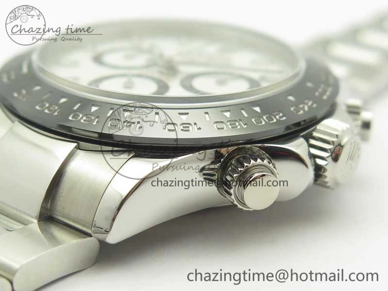 Daytona 116500 ARF 1:1 Best Edition 904L SS Case And Bracelet White Dial A4130 Super Clone V2