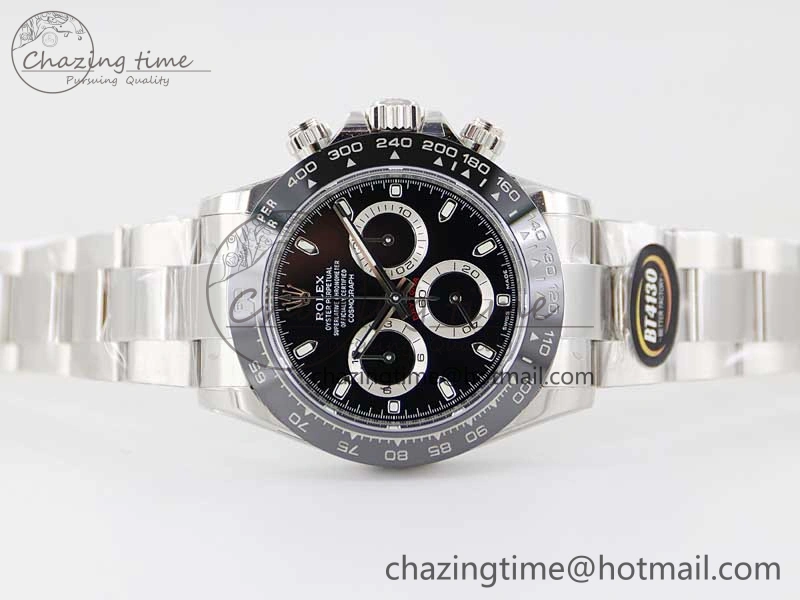 Daytona 116500 BTF 1:1 Best Edition 904L SS Case and Bracelet Black Dial SA4130