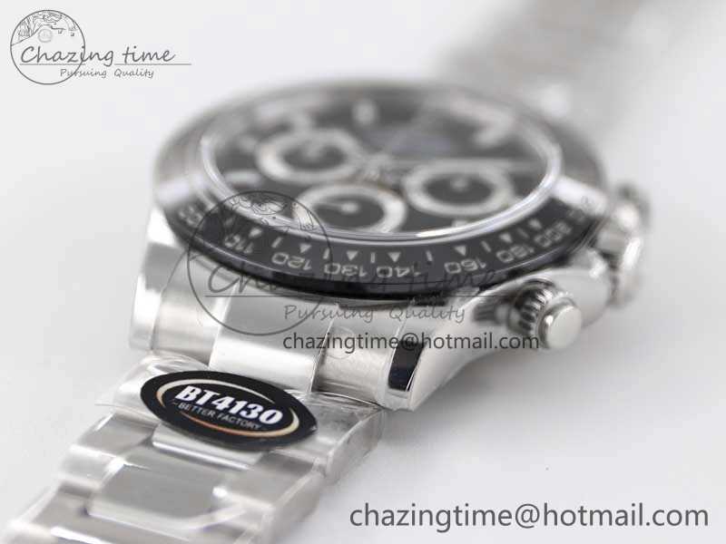Daytona 116500 BTF 1:1 Best Edition 904L SS Case and Bracelet Black Dial SA4130
