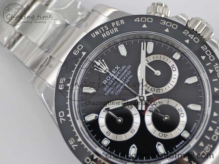 Daytona 116500 BTF 1:1 Best Edition 904L SS Case and Bracelet Black Dial SA4130