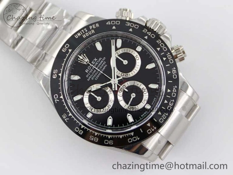 Daytona 116500 BTF 1:1 Best Edition 904L SS Case and Bracelet Black Dial SA4130