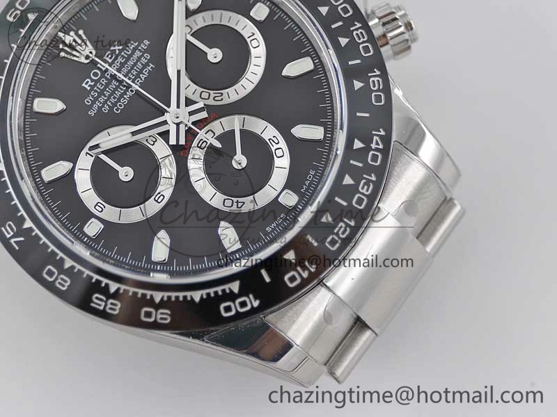 Daytona 116500 BTF 1:1 Best Edition 904L SS Case and Bracelet Black Dial SA4130