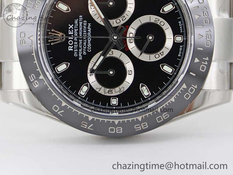 Daytona 116500 BTF 1:1 Best Edition 904L SS Case and Bracelet Black Dial SA4130