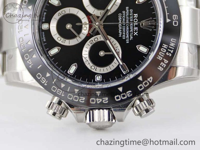 Daytona 116500 BTF 1:1 Best Edition 904L SS Case and Bracelet Black Dial SA4130
