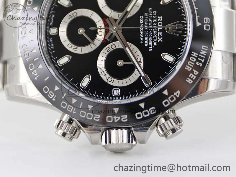 Daytona 116500 BTF 1:1 Best Edition 904L SS Case and Bracelet Black Dial SA4130