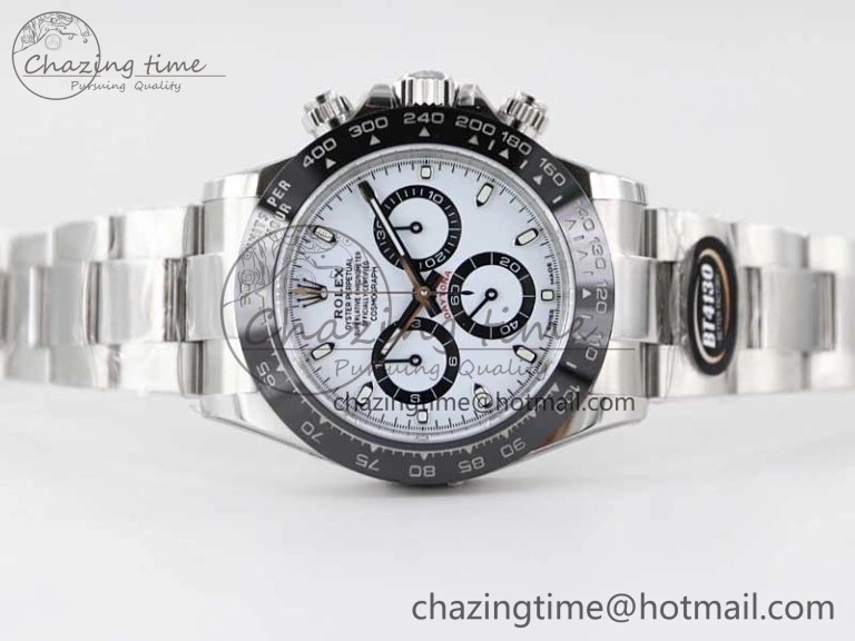Daytona 116500 BTF 1:1 Best Edition 904L SS Case and Bracelet White Dial SA4130