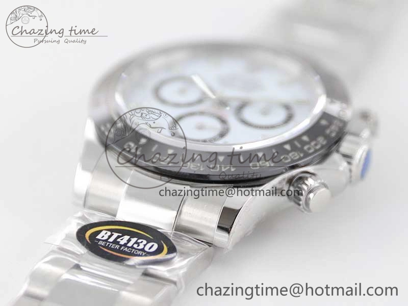 Daytona 116500 BTF 1:1 Best Edition 904L SS Case and Bracelet White Dial SA4130