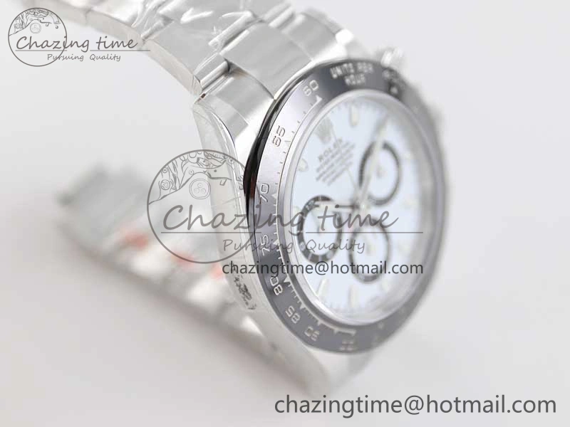 Daytona 116500 BTF 1:1 Best Edition 904L SS Case and Bracelet White Dial SA4130