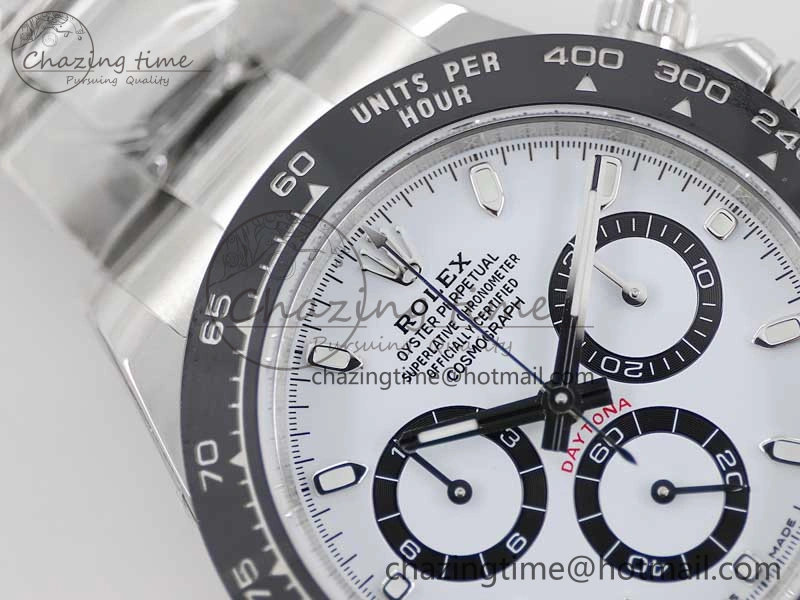 Daytona 116500 BTF 1:1 Best Edition 904L SS Case and Bracelet White Dial SA4130