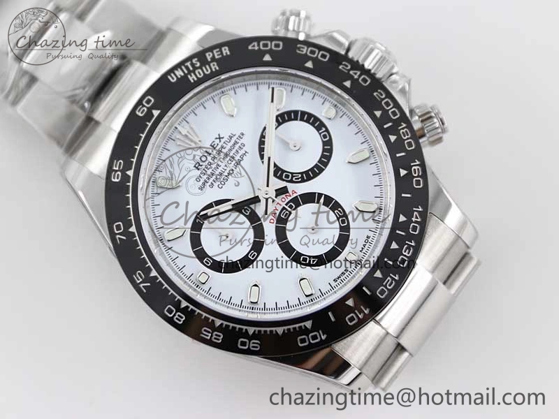 Daytona 116500 BTF 1:1 Best Edition 904L SS Case and Bracelet White Dial SA4130