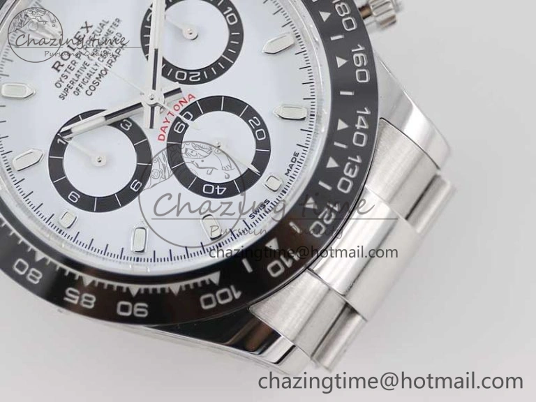 Daytona 116500 BTF 1:1 Best Edition 904L SS Case and Bracelet White Dial SA4130