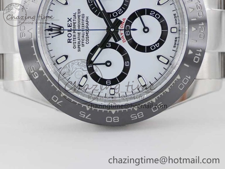 Daytona 116500 BTF 1:1 Best Edition 904L SS Case and Bracelet White Dial SA4130