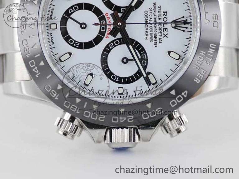 Daytona 116500 BTF 1:1 Best Edition 904L SS Case and Bracelet White Dial SA4130