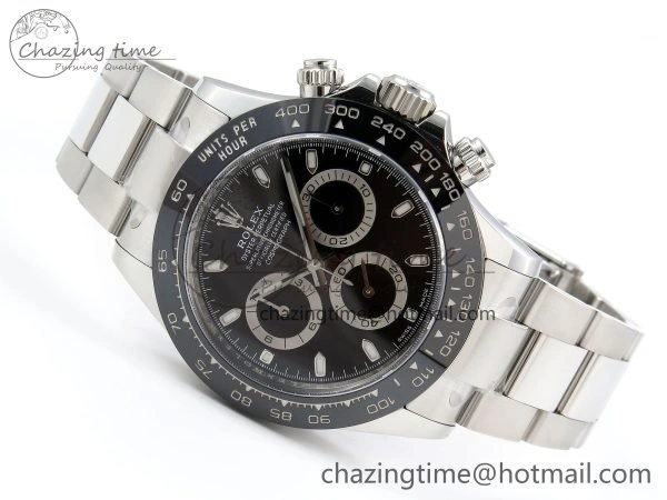Daytona 116500 Clean 1:1 Best Edition 904L SS Case and Bracelet Black Dial SA4130 V2