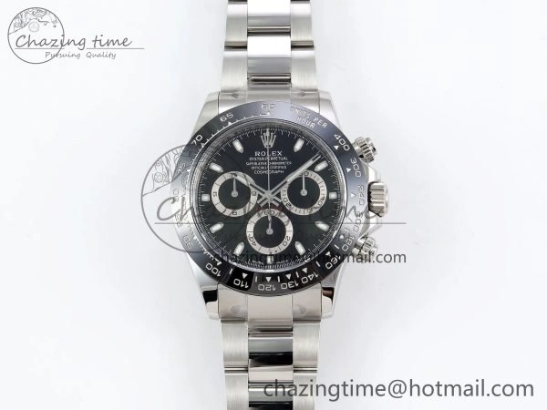 Daytona 116500 Clean 1:1 Best Edition 904L SS Case and Bracelet Black Dial SA4130 V2
