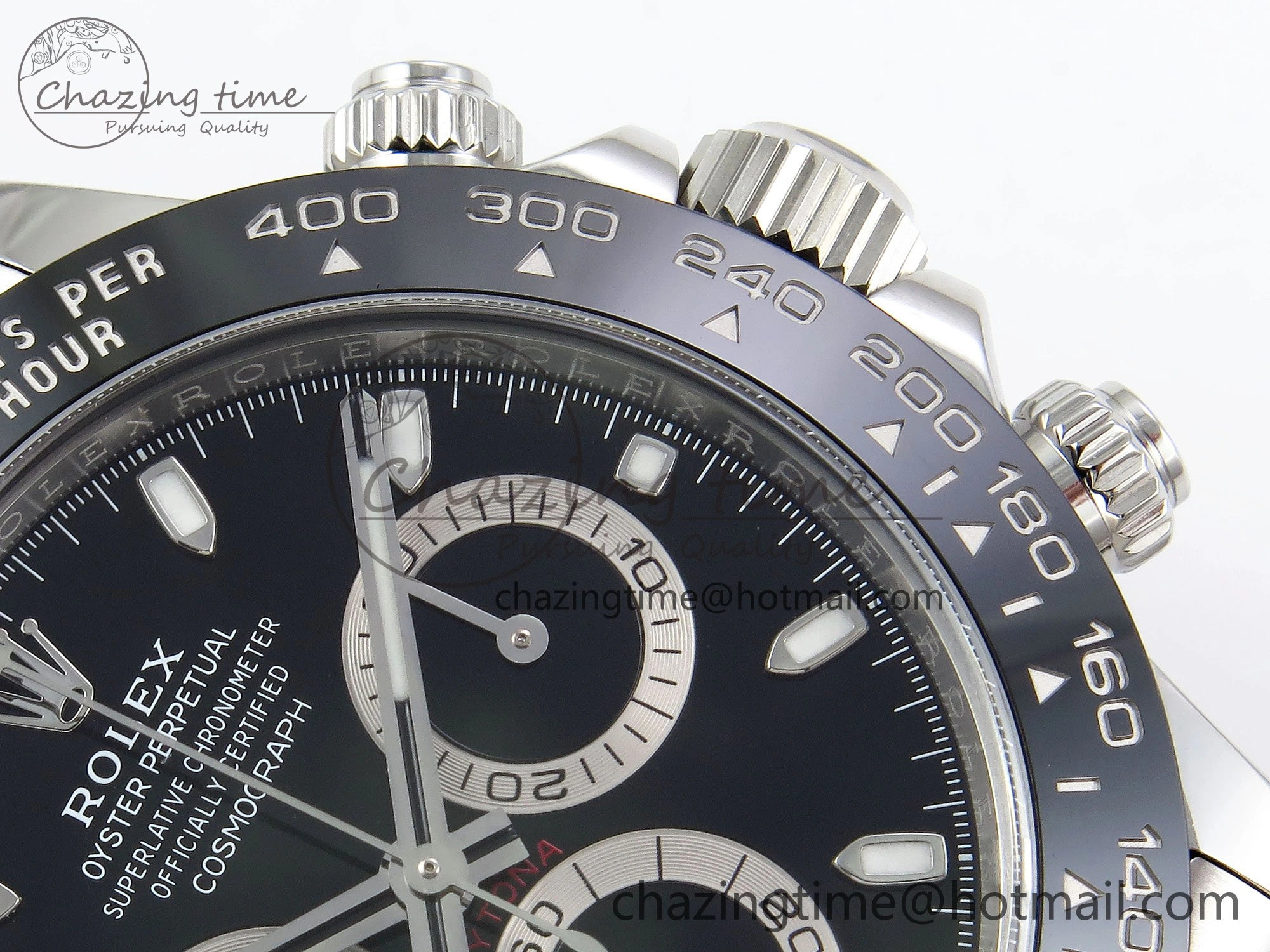 Daytona 116500 Clean 1:1 Best Edition 904L SS Case and Bracelet Black Dial SA4130 V2