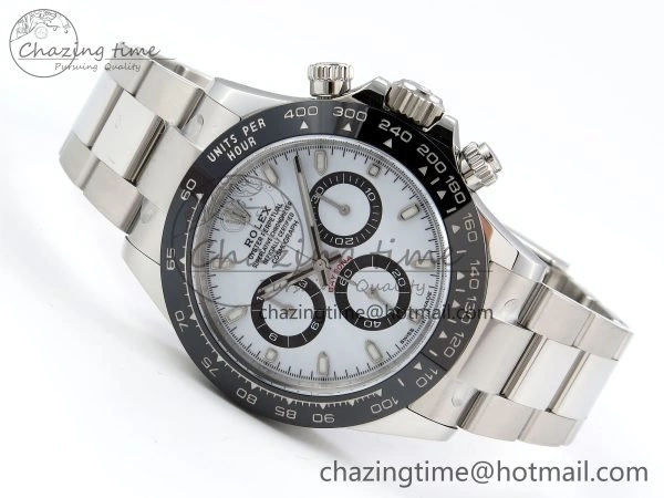 Daytona 116500 Clean 1:1 Best Edition 904L SS Case and Bracelet White Dial SA4130 V3