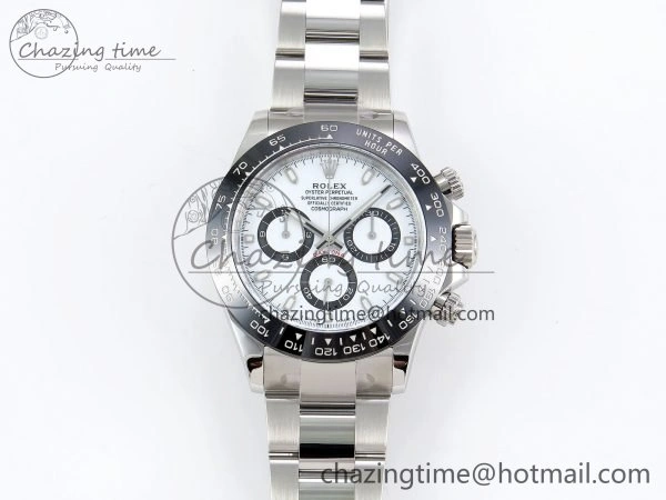 Daytona 116500 Clean 1:1 Best Edition 904L SS Case and Bracelet White Dial SA4130 V3