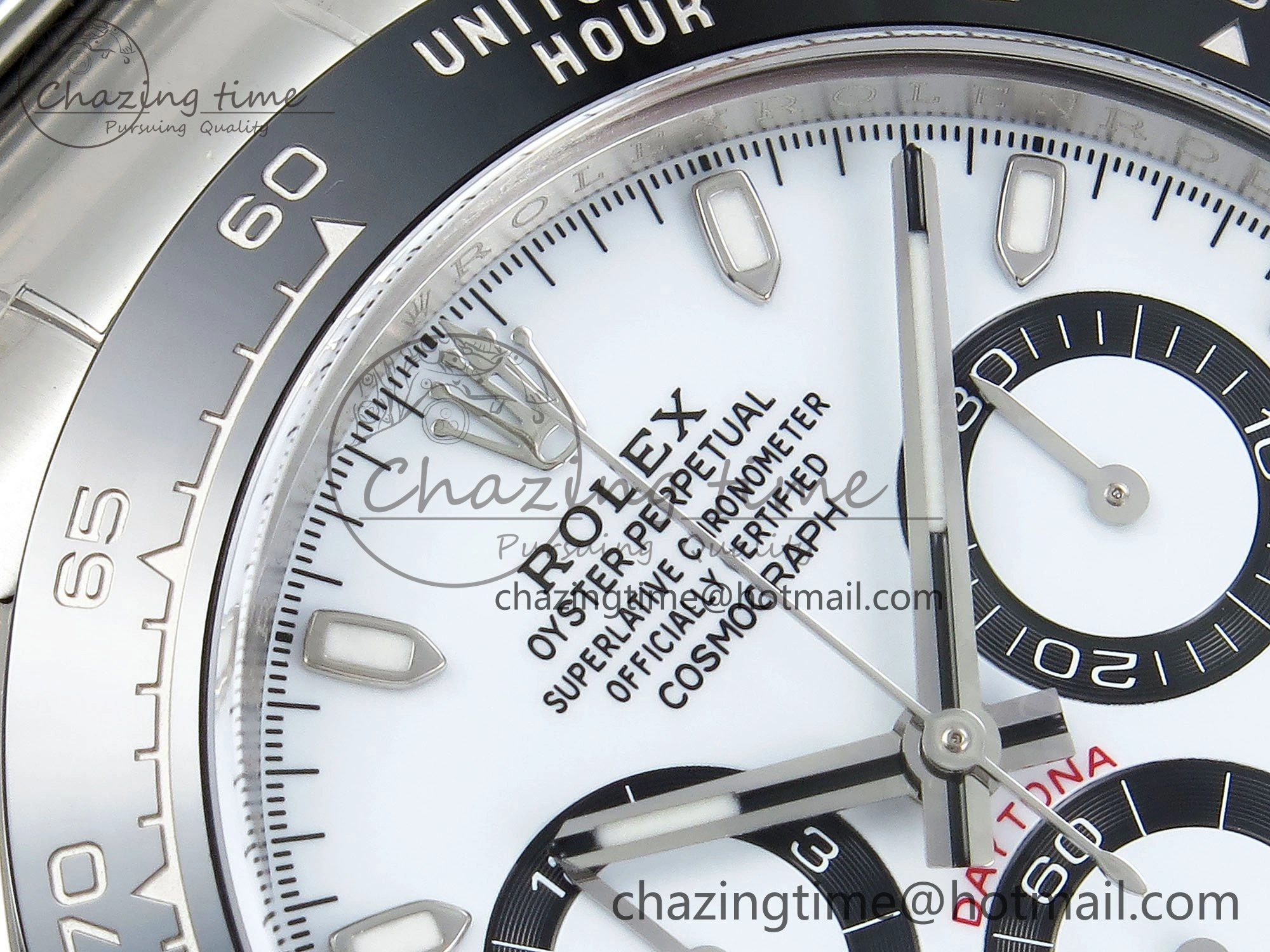 Daytona 116500 Clean 1:1 Best Edition 904L SS Case and Bracelet White Dial SA4130 V3