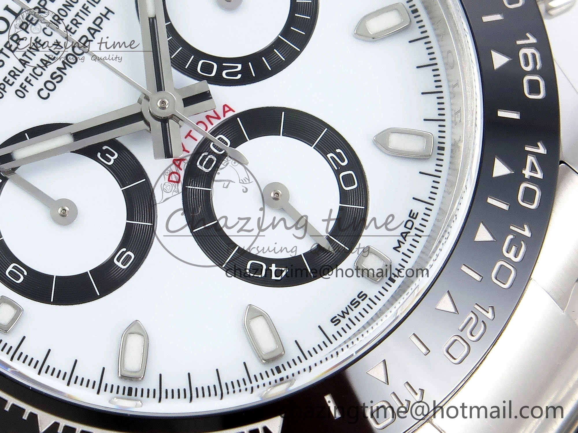 Daytona 116500 Clean 1:1 Best Edition 904L SS Case and Bracelet White Dial SA4130 V3