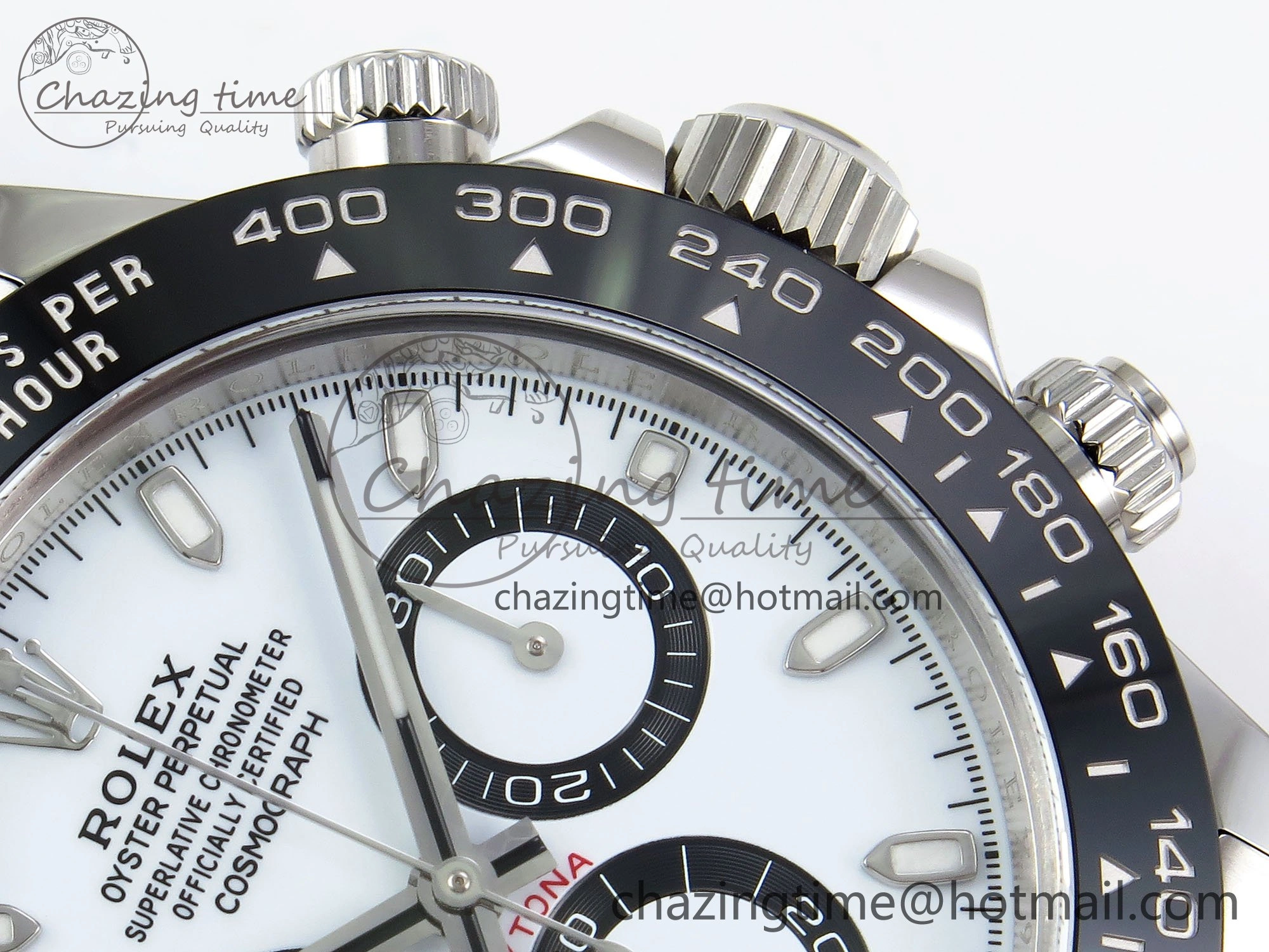 Daytona 116500 Clean 1:1 Best Edition 904L SS Case and Bracelet White Dial SA4130 V3
