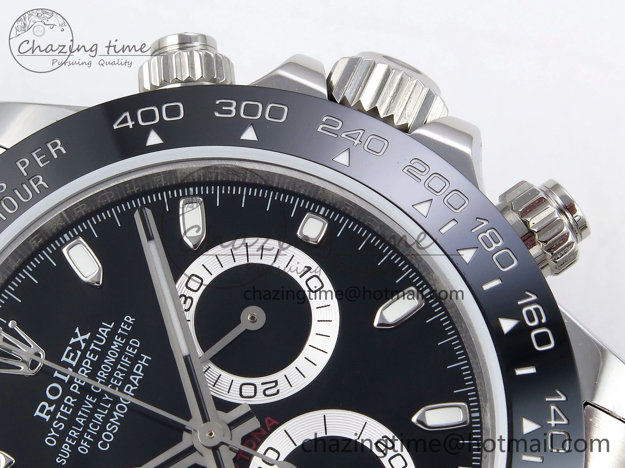 Daytona 116500 JDF 1:1 Best Edition 904L Steel Black Dial on SS Bracelet A7750