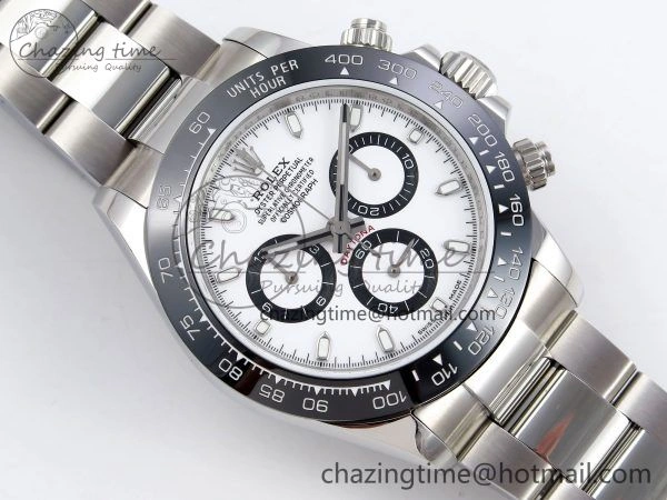 Daytona 116500 JDF 1:1 Best Edition 904L Steel White Dial on SS Bracelet A7750