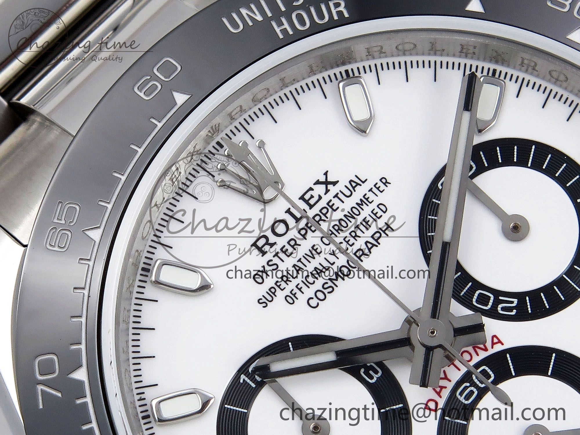 Daytona 116500 JDF 1:1 Best Edition 904L Steel White Dial on SS Bracelet A7750