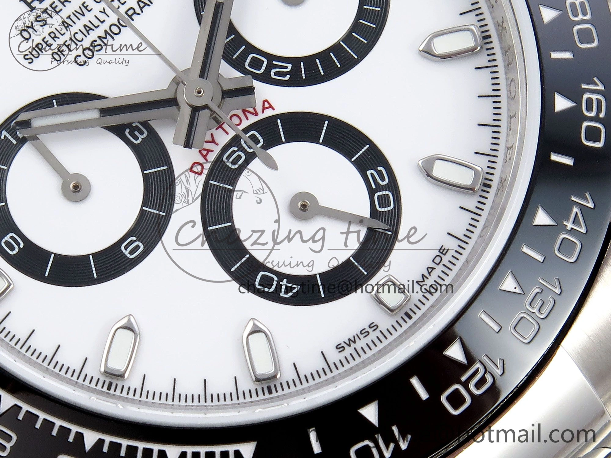 Daytona 116500 JDF 1:1 Best Edition 904L Steel White Dial on SS Bracelet A7750