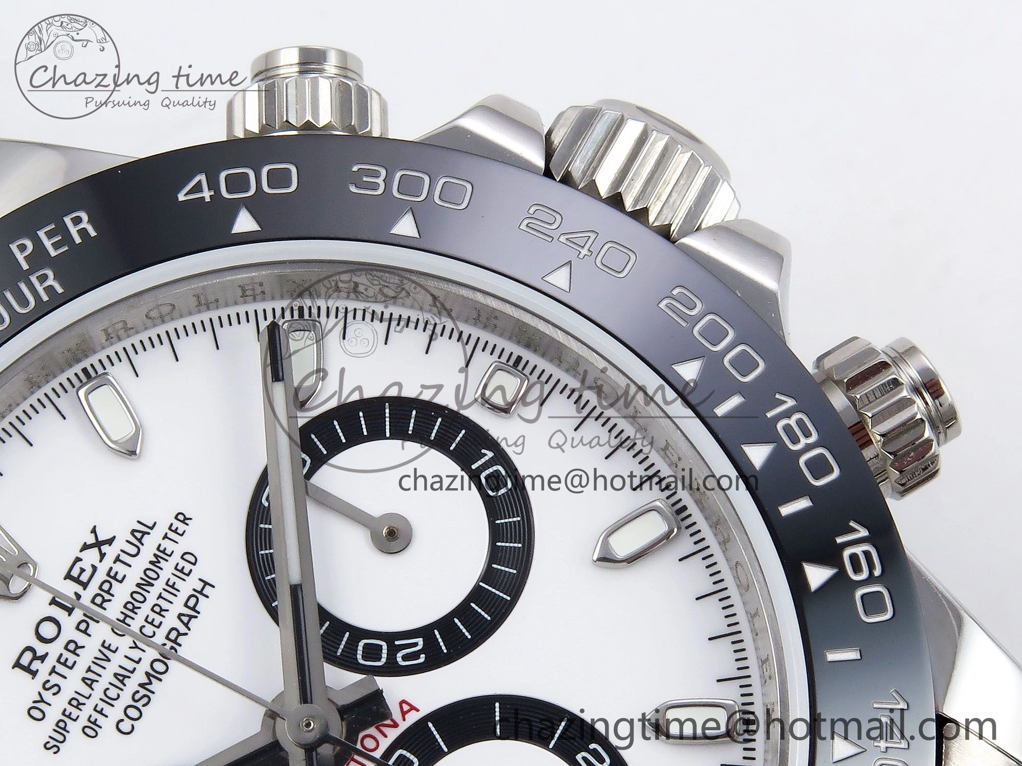Daytona 116500 JDF 1:1 Best Edition 904L Steel White Dial on SS Bracelet A7750