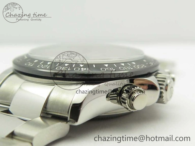 Daytona 116500 JHF Best Edition Ceramic Bezel White Dial on SS Bracelet A4130