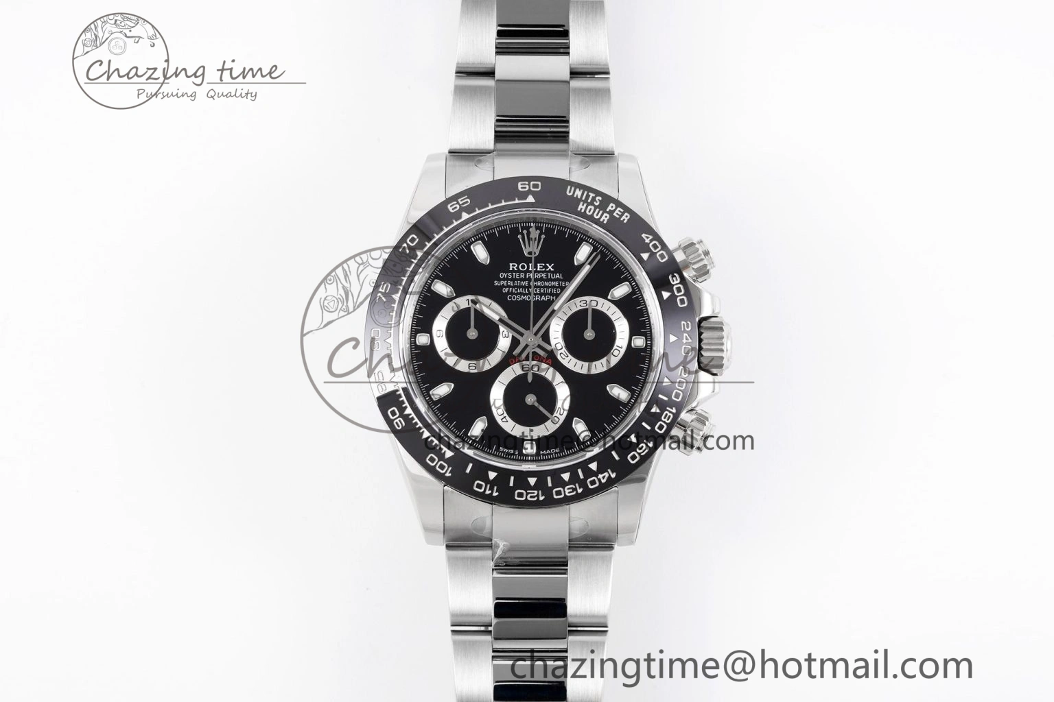 Daytona 116500 KING 1:1 Best Edition Black Dial on SS Bracelet SH4130