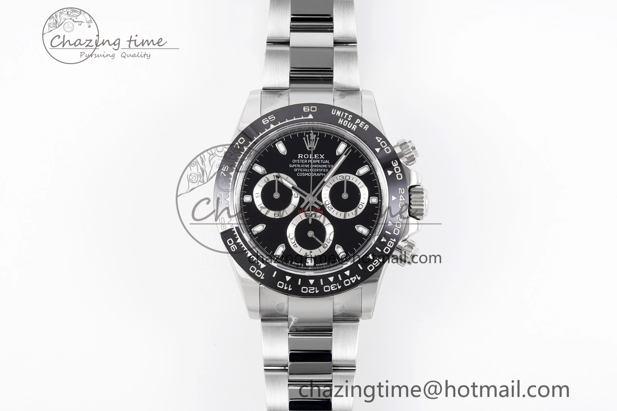 Daytona 116500 KING 1:1 Best Edition Black Dial on SS Bracelet SH4130