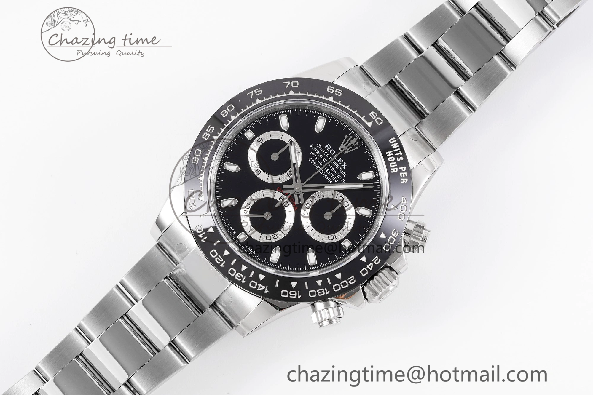 Daytona 116500 KING 1:1 Best Edition Black Dial on SS Bracelet SH4130