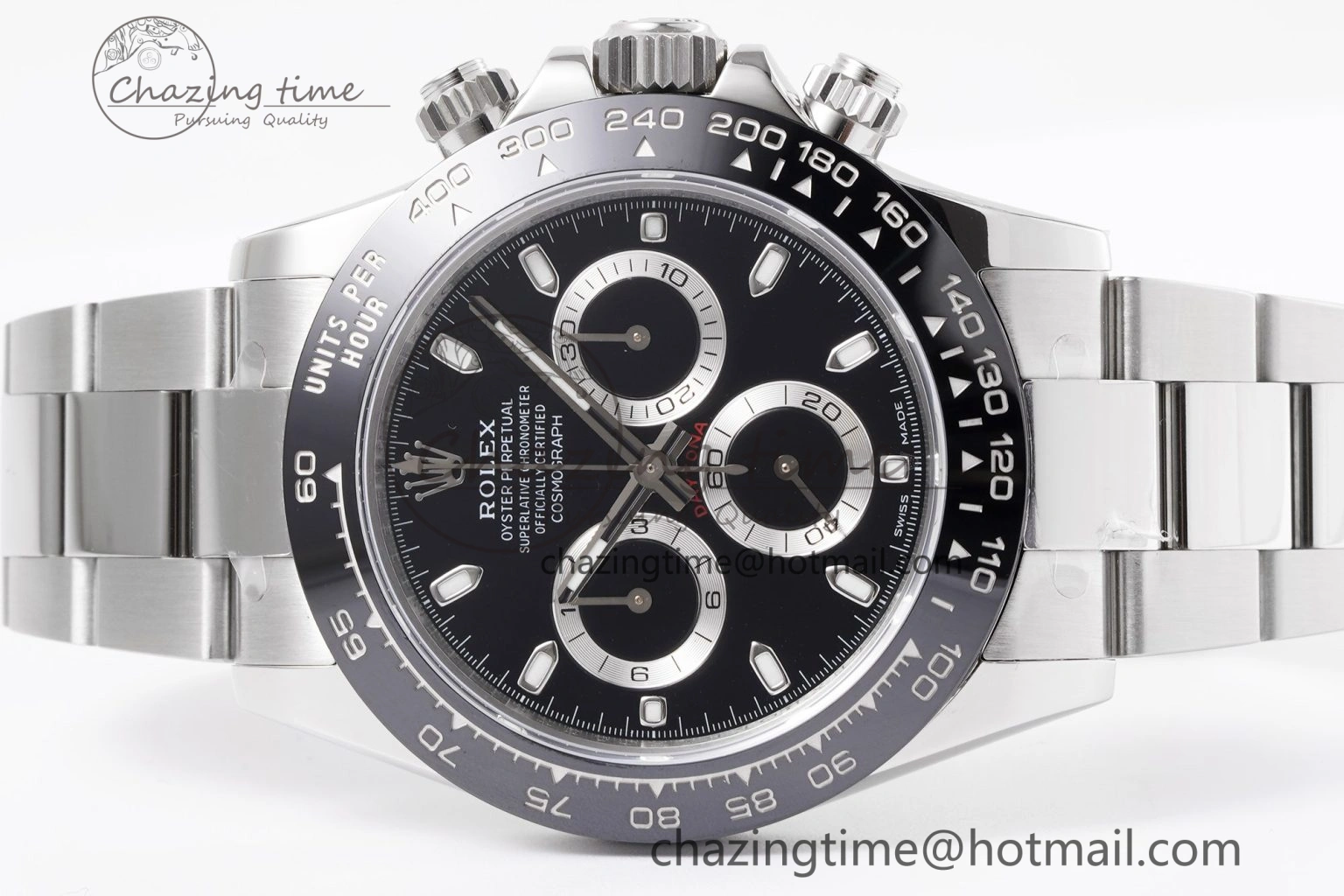 Daytona 116500 KING 1:1 Best Edition Black Dial on SS Bracelet SH4130